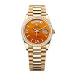 Super Clone Rolex Day-Date Carnelian Dial 128348RBR 36 mm – Swiss SuperClone