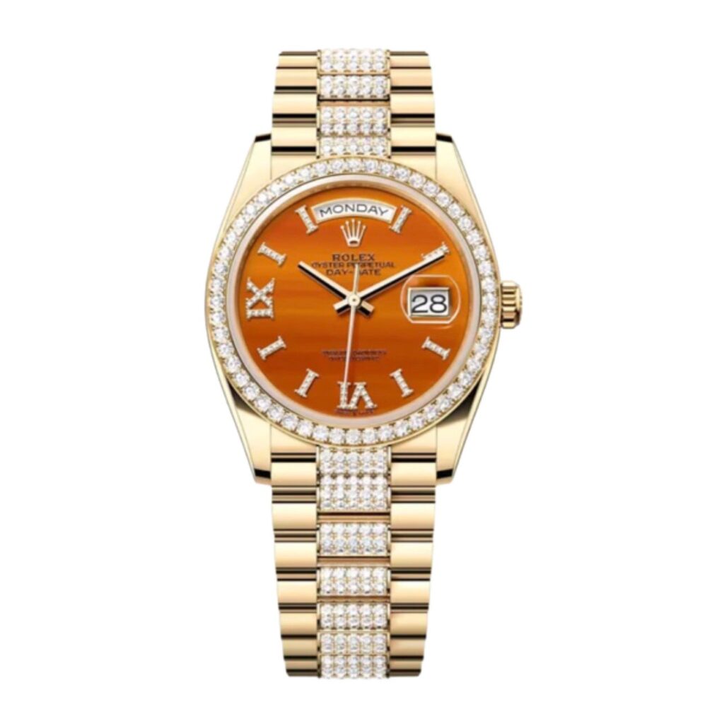 Super Clone Rolex Day-Date Carnelian Dial 228348RBR 36 mm – Swiss SuperClone