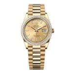 Super Clone Rolex Day-Date Champagne Dial 128398tbr-0037 36 mm – Swiss SuperClone