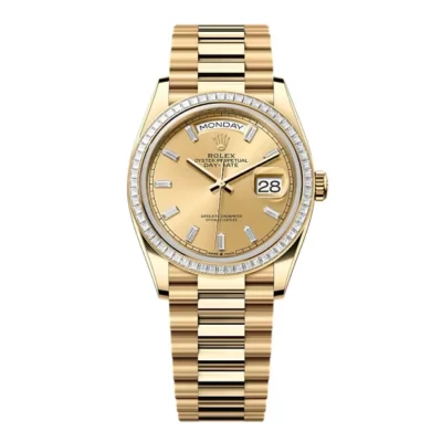 Super Clone Rolex Day-Date Champagne Dial 128398tbr-0037 36 mm