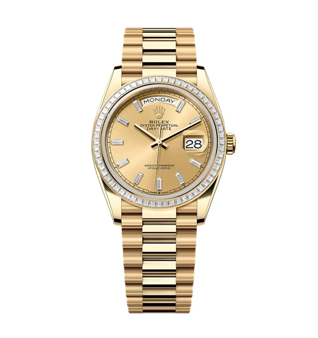 Super Clone Rolex Day-Date Champagne Dial 128398tbr-0037 36 mm – Swiss SuperClone