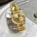 Super Clone Rolex Day-Date Champagne Dial 128398tbr-0037 36 mm – Swiss SuperClone