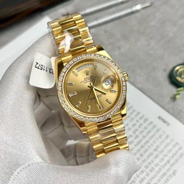 Super Clone Rolex Day-Date Champagne Dial 128398tbr-0037 36 mm – Swiss SuperClone