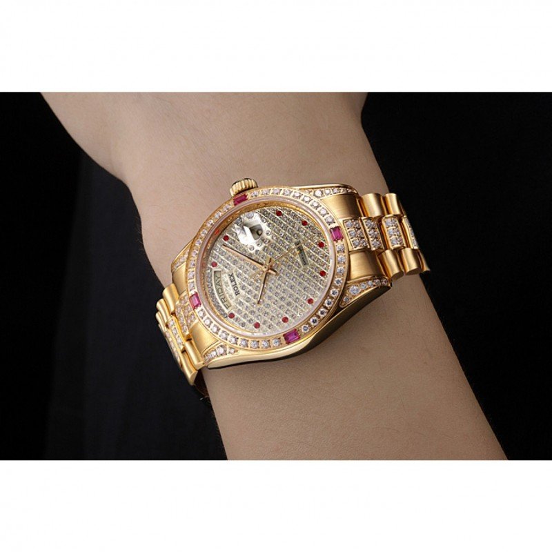 Super Clone Rolex Day-Date Diamond Dial 621614 37 mm – Swiss SuperClone
