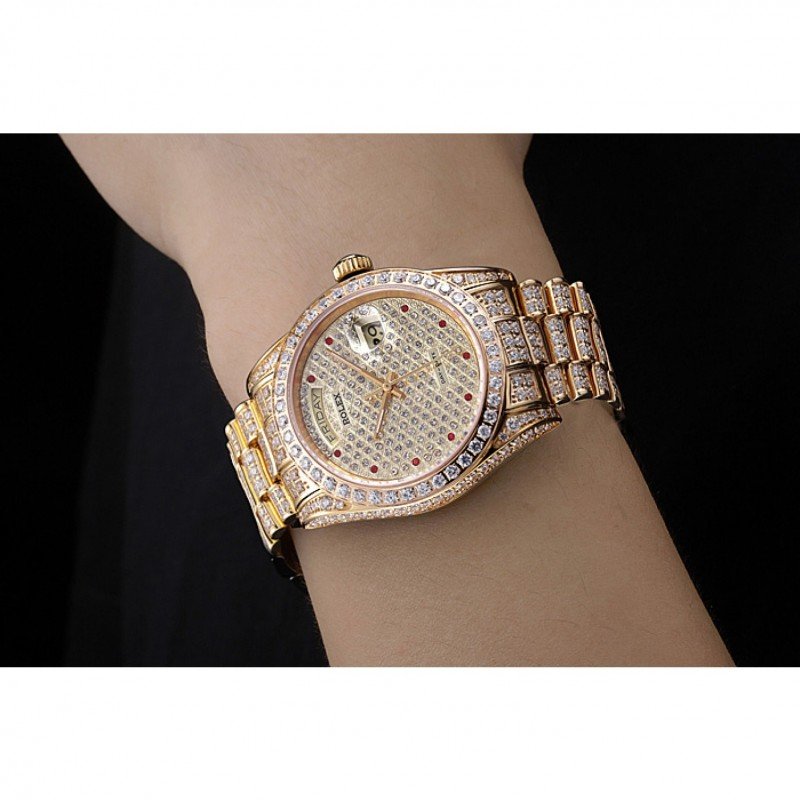 Super Clone Rolex Day-Date Diamond Dial 621615 37 mm – Swiss SuperClone