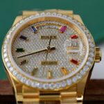 Super Clone Rolex Day-Date Diamond-Paved Dial 128348rbr-0030 36 mm – Swiss SuperClone