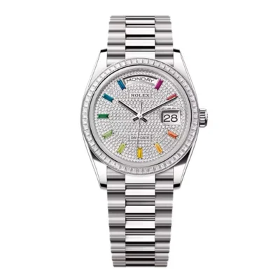 Super Clone Rolex Day-Date Diamond-Paved Dial 128399tbr-0005 36 mm