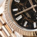 Super Clone Rolex Day-Date Eisenkiesel Diamond Dial 128235-0041 36 mm