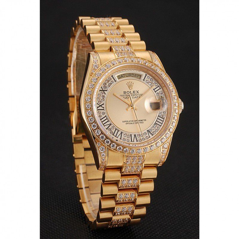 Super Clone Rolex Day-Date Gold Dial 1453954 37 mm – Swiss SuperClone