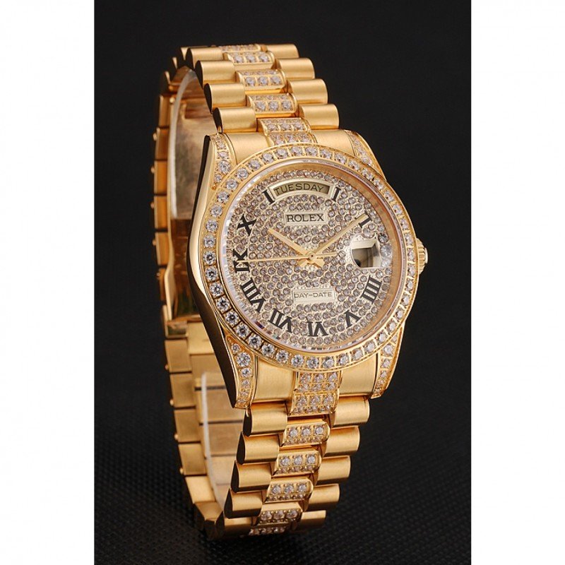 Super Clone Rolex Day-Date Gold Dial 1453956 37 mm – Swiss SuperClone