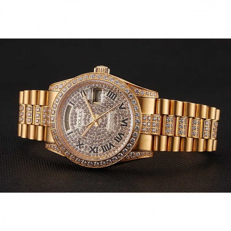 Super Clone Rolex Day-Date Gold Dial 1453956 37 mm – Swiss SuperClone
