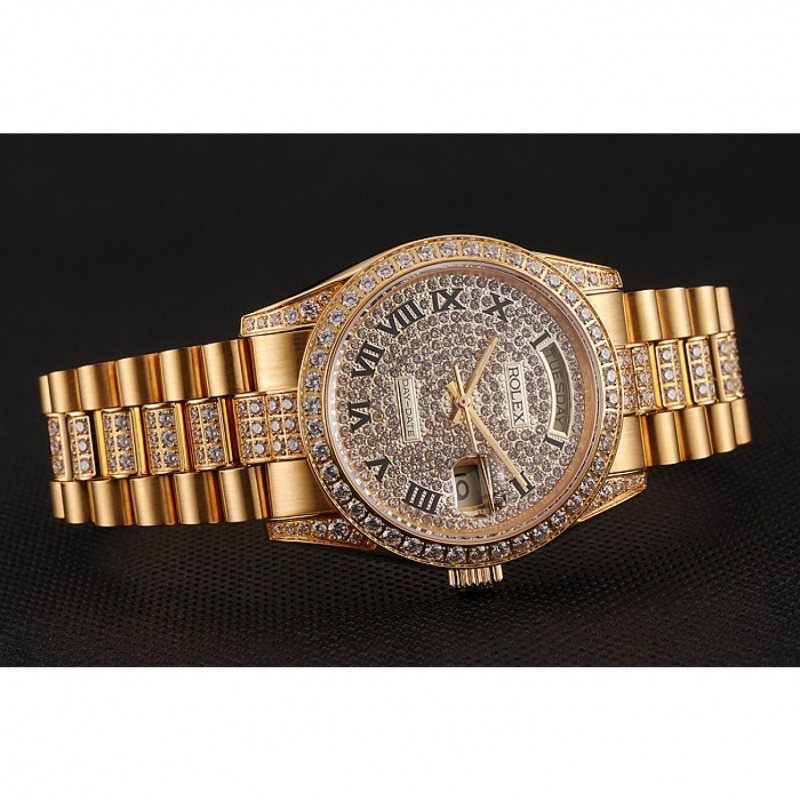 Super Clone Rolex Day-Date Gold Dial 1453956 37 mm – Swiss SuperClone