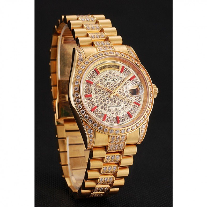 Super Clone Rolex Day-Date Gold Dial 1453960 37 mm – Swiss SuperClone