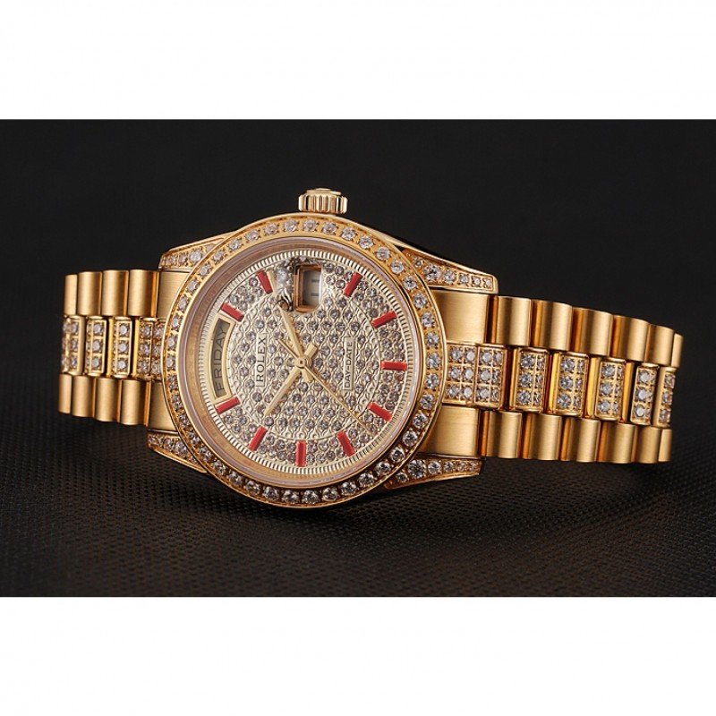 Super Clone Rolex Day-Date Gold Dial 1453960 37 mm – Swiss SuperClone