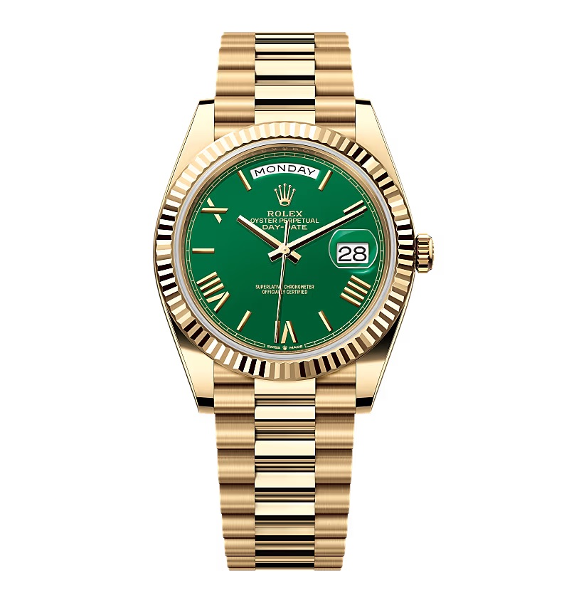 Super Clone Rolex Day-Date Green Dial 228238-0061 40 mm – Swiss SuperClone