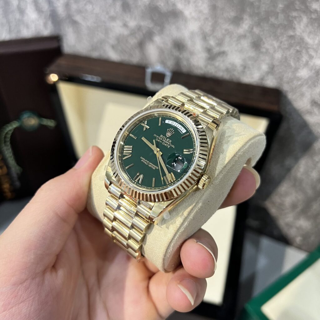 Super Clone Rolex Day-Date Green Dial 228238-0061 40 mm – Swiss SuperClone