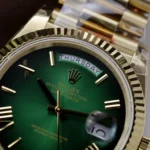 Super Clone Rolex Day-Date Green Ombré Dial 128238-0118 36 mm