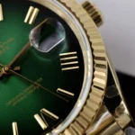 Super Clone Rolex Day-Date Green Ombré Dial 128238-0118 36 mm