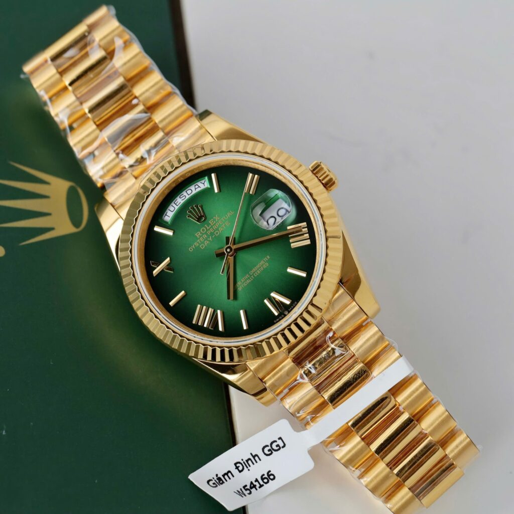 Super Clone Rolex Day-Date Green Ombré Dial 228238-0069 40 mm – Swiss SuperClone