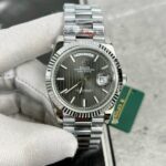 Super Clone Rolex Day-Date Grey Stick Tapestry Dial 228239-0002 40 mm – Swiss SuperClone