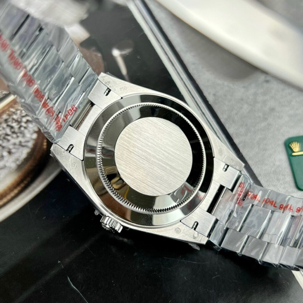 Super Clone Rolex Day-Date Grey Stick Tapestry Dial 228239-0002 40 mm – Swiss SuperClone