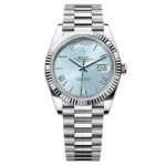 Super Clone Rolex Day-Date Ice Blue Dial 228236-0012 40 mm – Swiss SuperClone