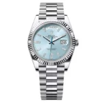 Super Clone Rolex Day-Date Ice Blue Diamond Dial 228236-0006 40 mm – Swiss SuperClone