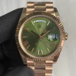 Super Clone Rolex Day-Date Olive Dial 128235 36 mm – Swiss SuperClone