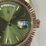 Super Clone Rolex Day-Date Olive Dial 128235 36 mm – Swiss SuperClone