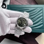 Super Clone Rolex Day-Date Olive Green Dial 228239-0033 40 mm – Swiss SuperClone