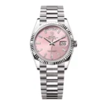 Super Clone Rolex Day-Date Pink Diamond Dial 128239-0071 36 mm – Swiss SuperClone