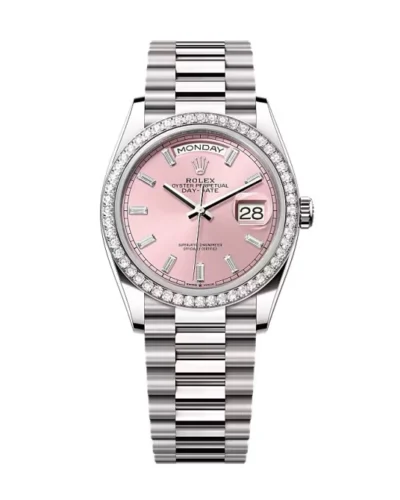 Super Clone Rolex Day-Date Pink Diamond Dial 128349rbr-0053 36 mm – Swiss SuperClone