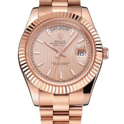 Super Clone Rolex Day-Date Rose-Gold Dial REP016823 40 mm