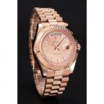 Super Clone Rolex Day-Date Rose-Gold Dial REP016823 40 mm — case and bezel