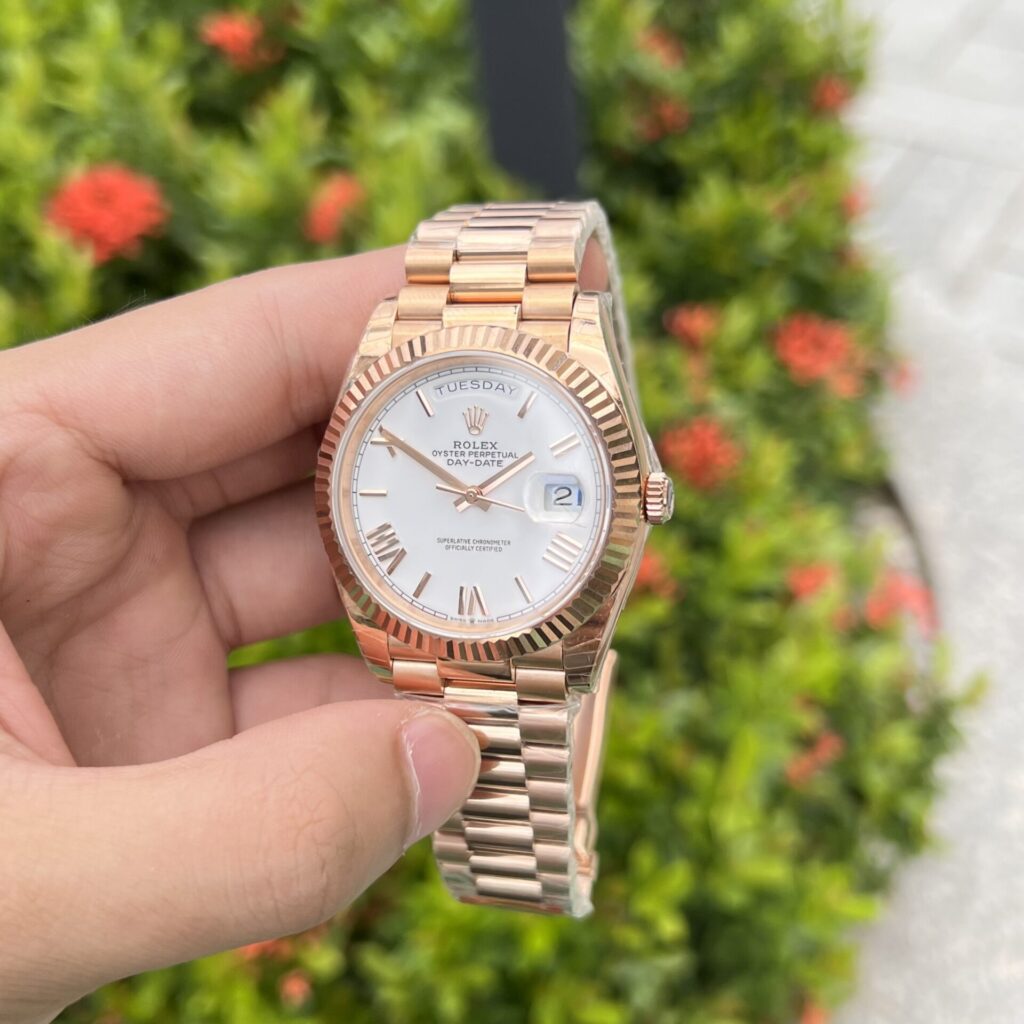 Super Clone Rolex Day-Date White Dial 128235-0070 36 mm