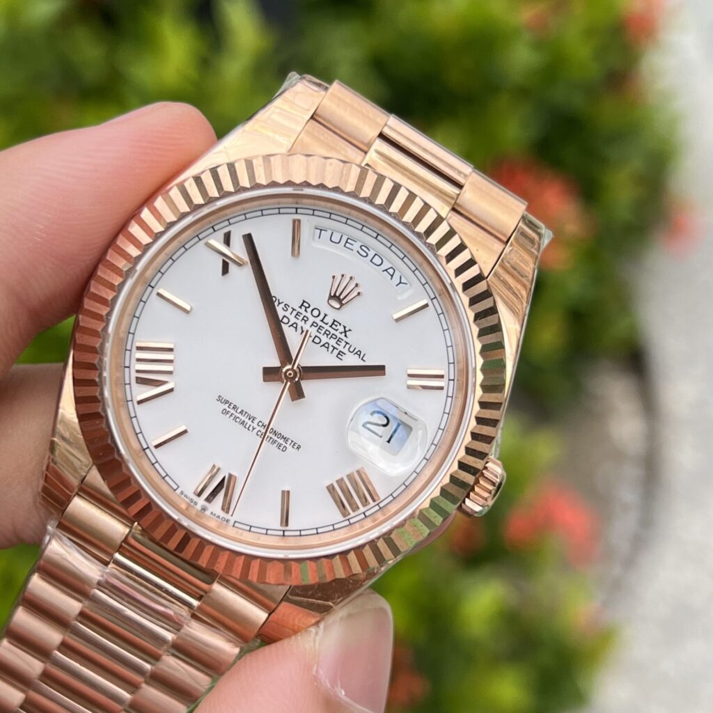 Super Clone Rolex Day-Date White Dial 128235-0070 36 mm