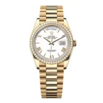 Super Clone Rolex Day-Date White Dial 128348rbr-0064 36 mm