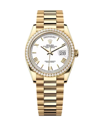Super Clone Rolex Day-Date White Dial 128348rbr-0064 36 mm – Swiss SuperClone