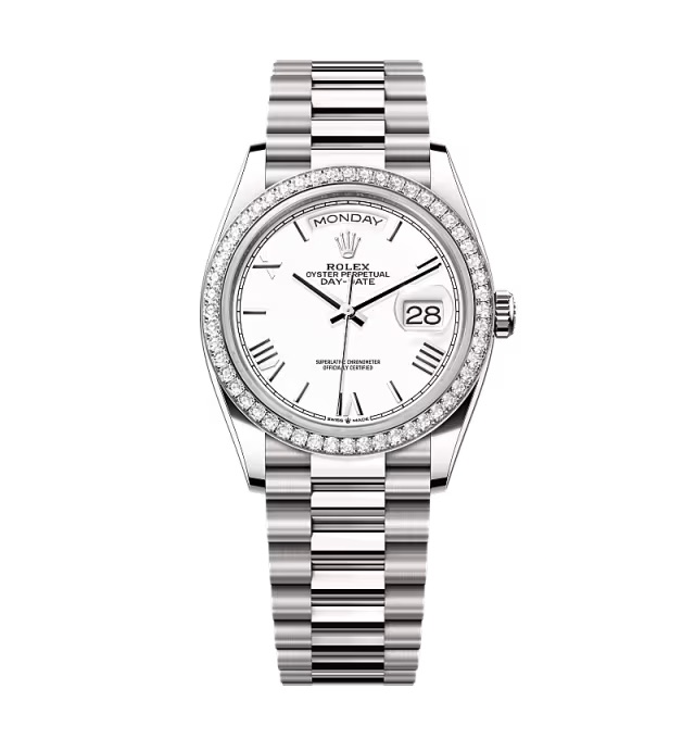 Super Clone Rolex Day-Date White Dial 128349rbr-0043 36 mm – Swiss SuperClone