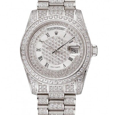 Super Clone Rolex Day-Date White Dial 1453950 37 mm