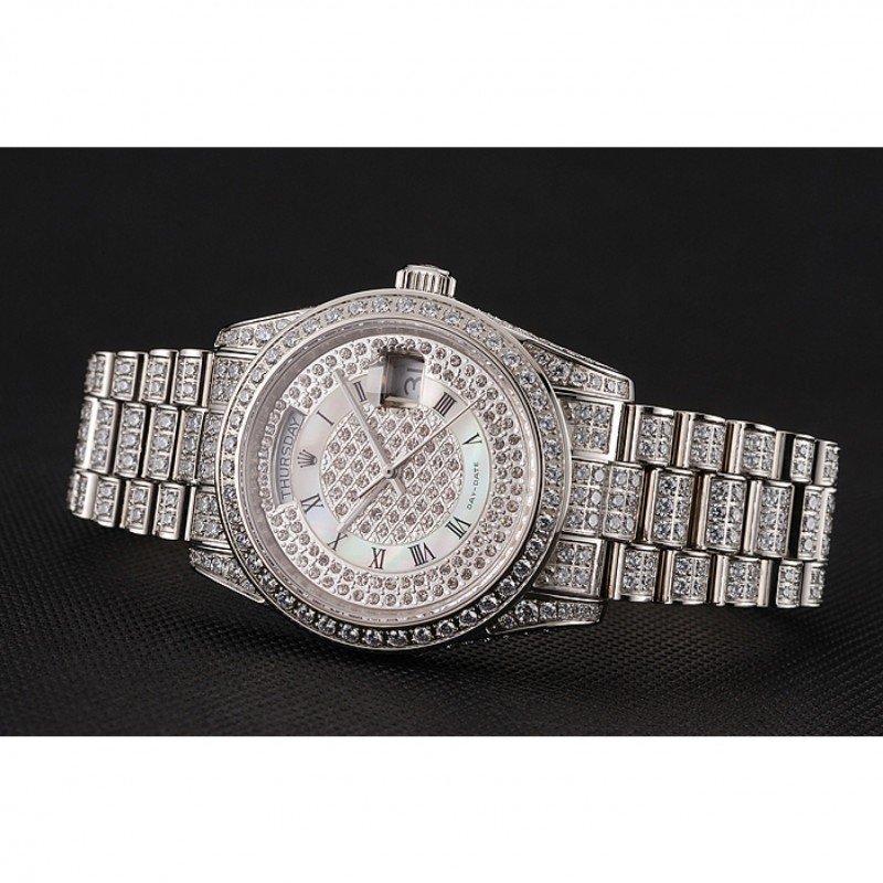 Super Clone Rolex Day-Date White Dial 1453950 37 mm – Swiss SuperClone