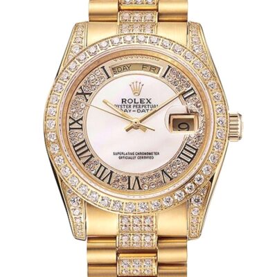 Super Clone Rolex Day-Date White Dial 1453958 37 mm