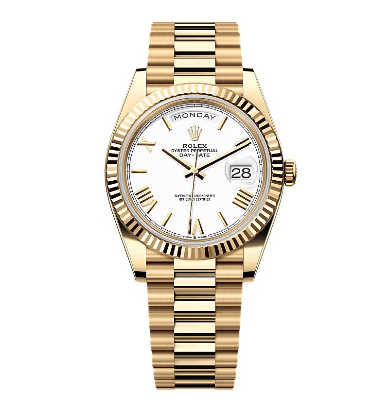 Super Clone Rolex Day-Date White Dial 228238-0042 40 mm – Swiss SuperClone