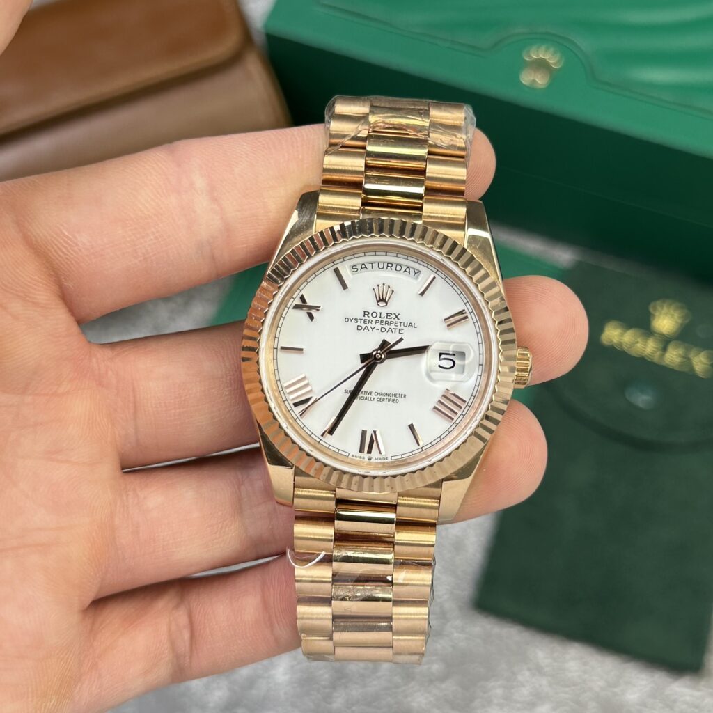 Super Clone Rolex Day-Date White Dial 128238-0113 36 mm