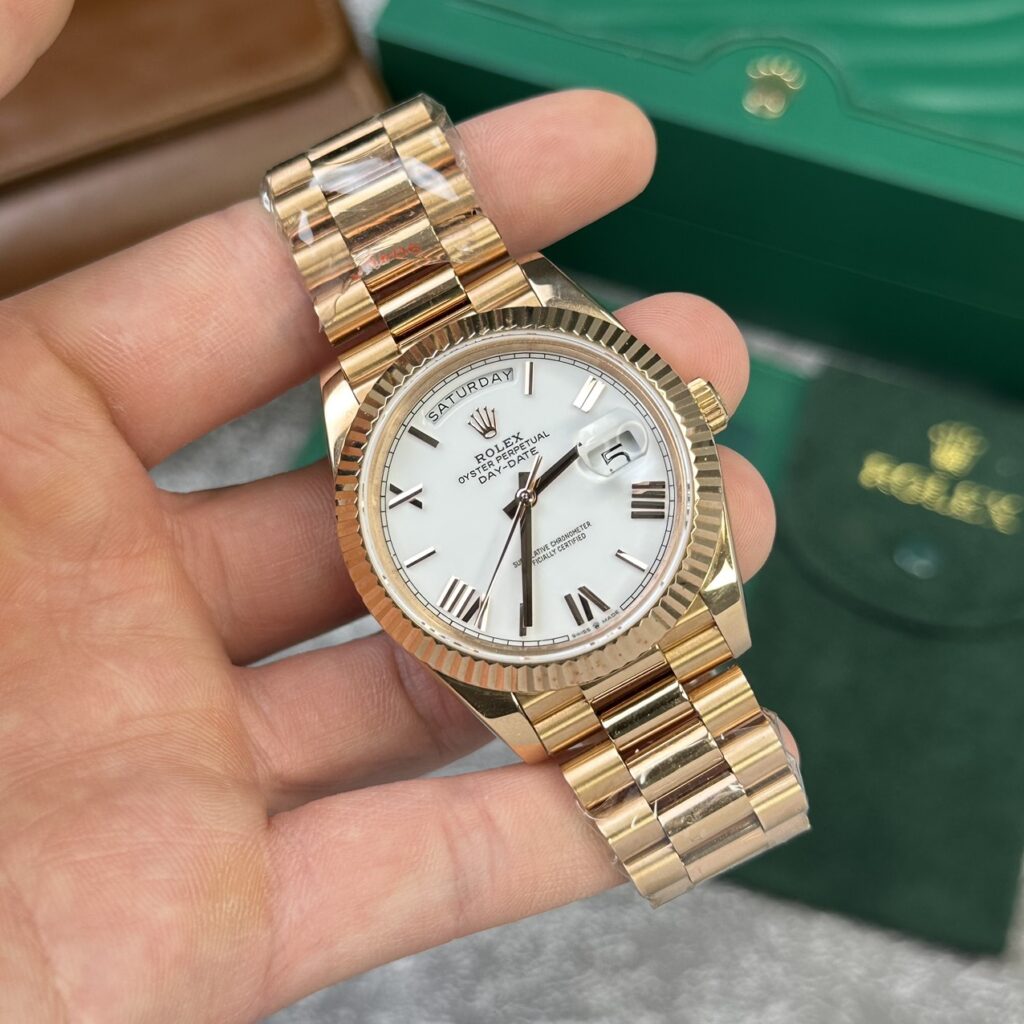 Super Clone Rolex Day-Date White Dial 128238-0113 36 mm