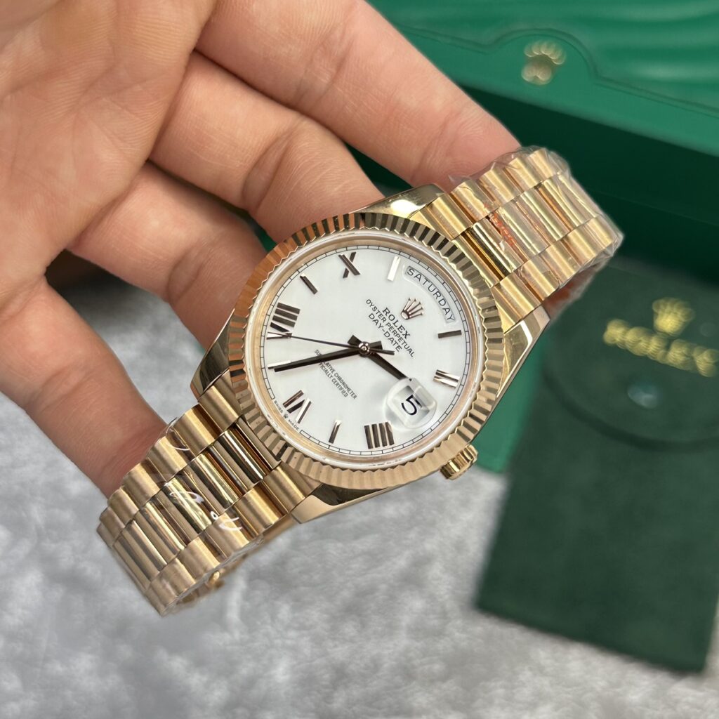 Super Clone Rolex Day-Date White Dial 128238-0113 36 mm