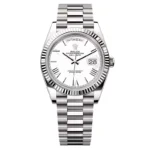 Super Clone Rolex Day-Date White Dial 228239-0046 40 mm – Swiss SuperClone