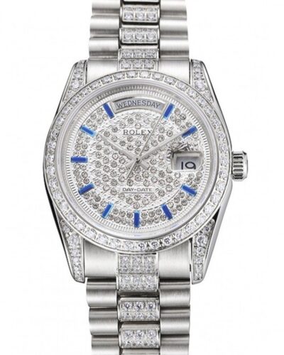 Super Clone Rolex Day-Date White Dial REP016824 36 mm