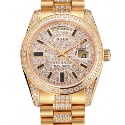 Super Clone Rolex Day-Date White Dial REP016825 36 mm