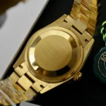 Super Clone Rolex Day-Date White Mother-of-Pearl Diamond Dial 128238-0011 36 mm